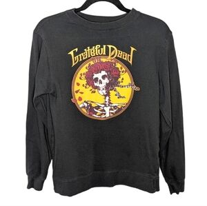 Grateful Dead band modern Floral Skeleton Crewneck Woman's size small
